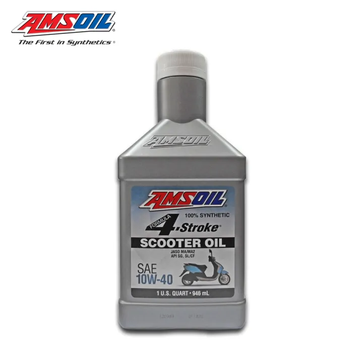 AMSOIL%20Formula%204-Stroke%20100%25%20Synthetic%20Scooter%20Oil%201%20QT%20-%20Image%203