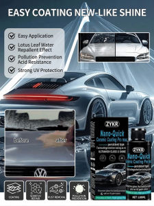 Fast Acting Car Coating Paint Protection Kit with Sponge and Care Set Automotive Detailing