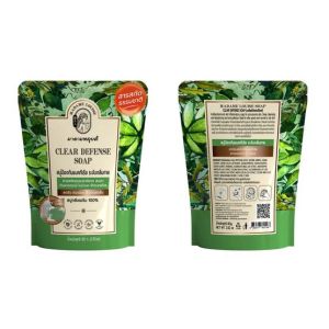 สบู่มาดามหลุยส์ MADAME LOUISE CLEAR DEFENSE SOAP สบู่ปกป้องผิวยาวนาน 6ชั่วโมง ป้องกันแบคทีเรีย 80กรัม จำนวน2ก้อน หมดอายุ19/9/28 ของแท้100% จัดส่งเร็ว