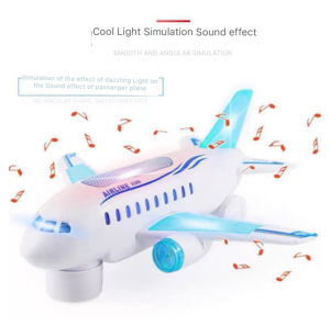Electric Light Music Toys for Boys - Airplane Childrens Toys Car Helicopter Universal Baby Police Child 1-3-5 Years Old