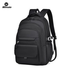 Wiresto Men Backpack Notebook Laptop Backpack Business Travel Bag Waterproof Backpack College Fashion Backpack Casual Shoulder Bag Anti Theft Back Pack School Bag