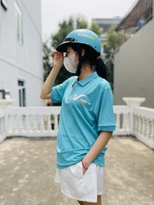 Áo Thun Polo Xanh SM TAXI Full Size 100% Giống Hãng