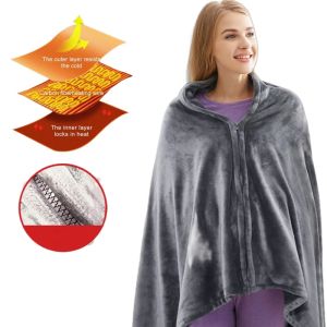 ผ้าห่มร้อน ถุงร้อนประคบ แผ่นความร้อนผ้าห่มไฟฟ้า warm electric blanket USB ผ้าห่มอุ่น Body Heater