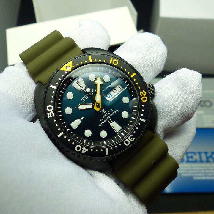 Seiko turtle green online limited edition