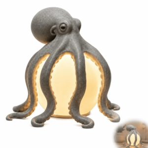 YDSD Cute Shape Octopus Desk Lamp Creative Sculpture Halloween Party Decor Thoughtful Gift Lively Design LED Night Light Halloween Parties
