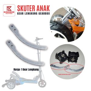 Gear Lengkung Sparepart Skuter Anak Otoped Pedal Injak HP RMB