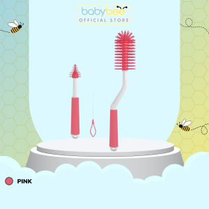 Babybee Baby Bottle Brush Cleaning Set 3pc Bottle Cleaner