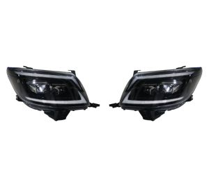 Toyota Hilux Vigo 2012 to 2015 GR Black Head Light Head Lamp Assembly