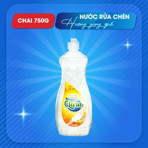 Nước rửa chén Clara - Hương gừng quế - chai 750g - chén bát sạch bong khử mùi hiệu quả