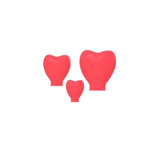 SUTONGXUE Tái sử dụng 3 kích thước Phụ nữ Du lịch Quà Tặng bạn gái Trái Tim Trang điểm Bàn Chải Bao Gồm Bàn Chải Phấn mắt Tổ Chức Trường Hợp Làm cho lên Bàn Chải Nắp Bảo Vệ Trang điểm Bàn Chải Chủ