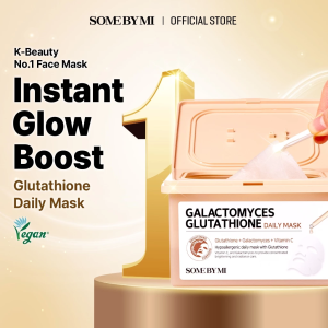SOME BY MI K-Beauty No.1 Face Mask Bundle Set with Retinol Intense Galactomyces Glutathione Beta Panthenol and Yuja Niacin Brightening Masks for Pore Blemish and Hydration Care.