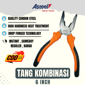 Tang Kombinasi 6 Inch Pliers Tang Jepit Potong Kabel Kawat Listrik Multifungsi Serbaguna