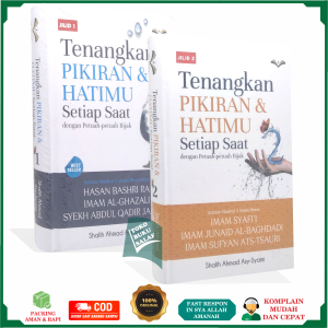 PAKET 2 BUKU Tenangkan Pikiran dan Hatimu Setiap Saat JILID 1 DAN 2 Penerbit Turos