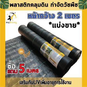 (ผืน2x10m) พลาสติกคลุมดิน ผ้าคลุมดิน ผ้าคลุมหญ้า พลาสติกคลุมหญ้า ป้องกันวัชพืช/กำจัดหญ้า น้ำซึมผ่านได้ ตราคนยิงธนู
