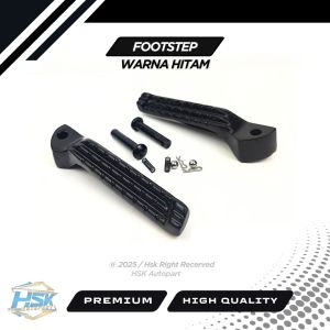 FOOTSTEP \ PIJAKAN KAKI UNTUK MOTOR AEROX DAN LEXI READY 2 WARNA HIGH QUALITY PREMIUM BAHAN ALUMUNIUM PADAT