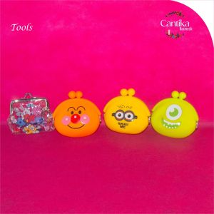 ♥ CANTIKA ♥ Dompet koin karakter simpan uang imut