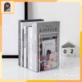 Book Stand Book End Besi Aesthetic Hitam Book Holder Pembatas Buku. 