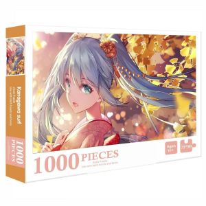 Puzzle 1000 pcs Jigsaw Mainan Kreatif Anak Gambar Animation terkenal dan pemandangan indah