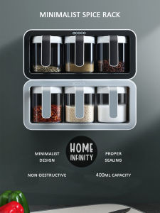 ECOCO SPICE RACK - STORAGE/ORGANIZER/HOLDER/RACK/SHELVING/KITCHEN/ACCESSORIES/SPICES/DISPENSERS/MODERN/STYLISH