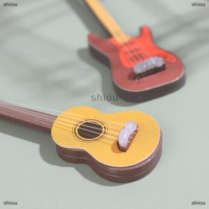 [COD] shiou Mini mô hình đồ nội thất guitar cổ điển phổ biến guitar điện chụp instrumen