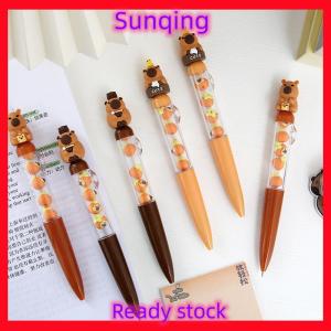 SQ Stationery [Flash Sale] ปากกาเจล capybara สุดสร้างสรรค์ปากกาการ์ตูนน่ารักสวยงามน่ารักปากกาเขียนลื่นแห้งเร็ว