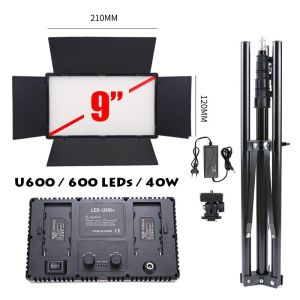 DSLR Camera PRO LED Fill Light U600+ U800+ For Indoor & Outdoor Dual Use Lighting With Tripod Stand
