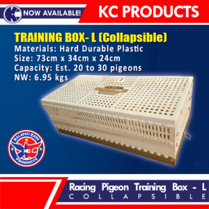 RACING PIGEON COLLAPSIBLE CAGE(T-Box) Cage Size: Large Capacity: Est. 20 to 30 pigeons
