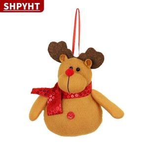 [COD] SHPYHT TOY Christmas Tree Ornaments Xmas Decorative Hanging Ornaments Santa Reindeer Snowman For Holiday Party Decor Kids Gifts