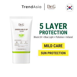 Dr. G Green Mild Up Sun+ SPF 50+Pa++++ 50ML Sun Protection Uv Protection TrendAsia