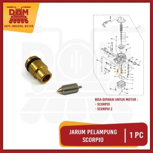 Jarum Pelampung Scorpio (PSP) Ventilator Pentilator Karburator Kalbulator Kaburator Karbu Yamaha