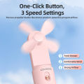 Quạt sạc mini cầm tay & Sạc dự phòng GOOJODOQ 2 IN 1 2500mAh, Cầm tay, Có thể gập lại, Siêu êm. 