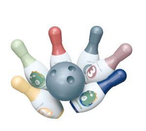 SNI Mainan Anak Bowling Dino Set Lengkap / Mini Bowling Play Set / Motorik Olahraga Indoor Outdoor / Mainan Edukasi Anak Bayi / Early(B-61)