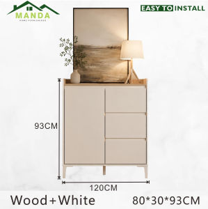 MANDA Wooden Locker Display Cabinet Minimalist Drawer Cabinet Kitchen Cabinet