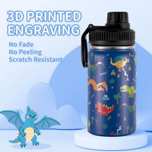 350ML Baby Wide Mouth Flask Kids Stainless Steel Vacuum Insulated Water Bottle Leak Proof Tumbler