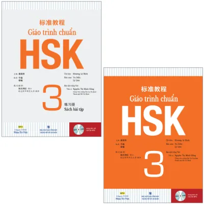 Fahasa - Combo Sách Hay Sách Giáo Trình Chuẩn HSK 3 - Sách Bài Học Và Bài Tập (Bộ 2 Cuốn) - Tái Bản
