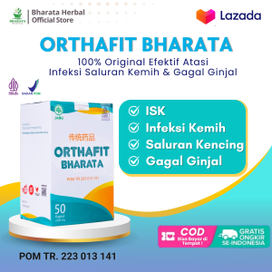 (OFFICIAL RESMI) ORTHAFIT BHARATA - Obat Ginjal Ampuh - Obat Gagal Ginjal - Obat ISK (Infeksi Saluran Kemih) 100% Original BPOM HALAL