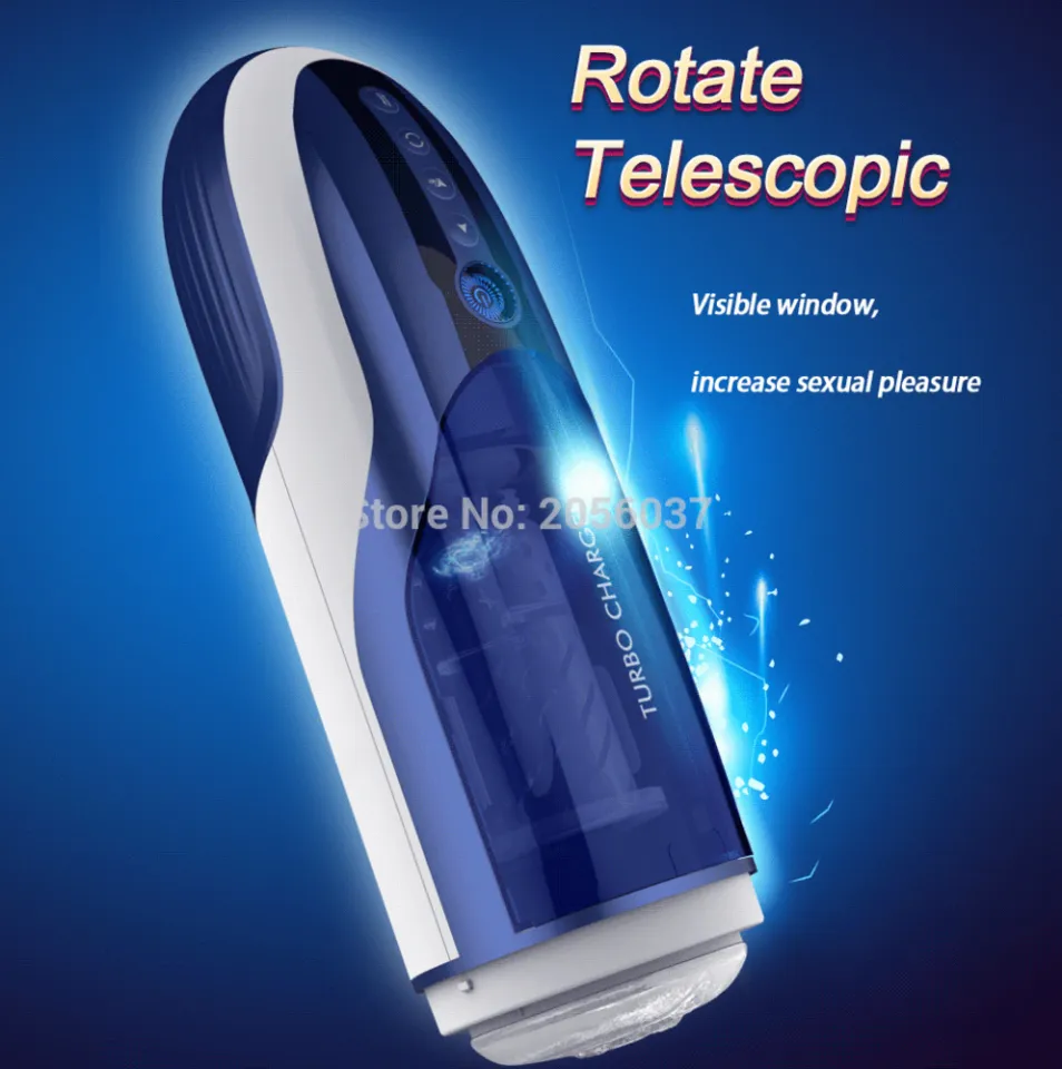 New Male Masturbator Telescopic Sex Moaning Function Japanese AV Star 4D  Vagina Male Masturbator,Rotation Retractable