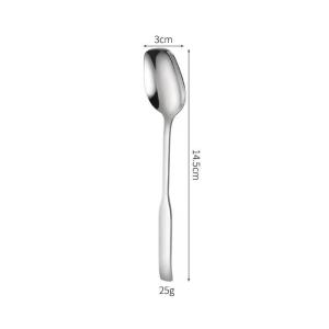 Household restaurant ice cream spoon dessert ice cream yoqurt spoon thickened 304 stainless steel spoon gold spoon