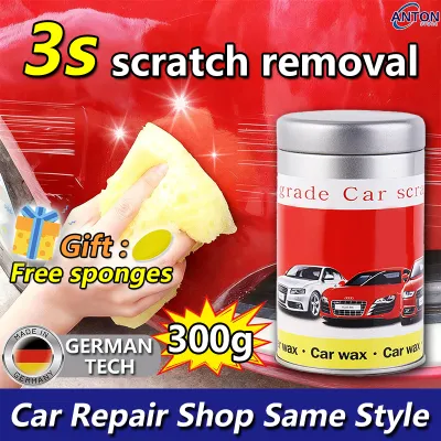 【German Tech】Scratch Remover Car 300ml Car Wax Quick And Effective Scratch Remover For Motorcycle Car Paint Scratch Remover Compatible With All Colors Of Car Paint