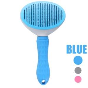 Dog Brushes & Combs Pet One-button Hair Removal Comb Pet Grooming Cleaning Comb Hair Fur Shedding Tool