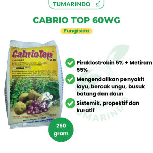 Cabrio Top 60wg 250 Gram Fungisida Mengendalikan Bercak Ungu Hawar Daun