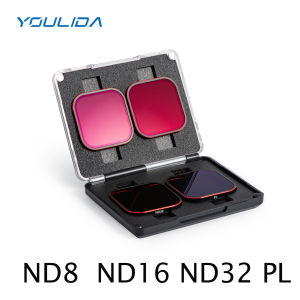 For Insta360 Ace Pro Lens Filter Set ND8 ND16 ND32 PL Polarizer Filter 4Pack ND Filters Kit For Insta360 ACE Camera Accessories