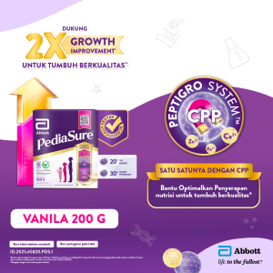PediaSure Vanila (1-10th) 200gr - Nutrisi Pertumbuhan