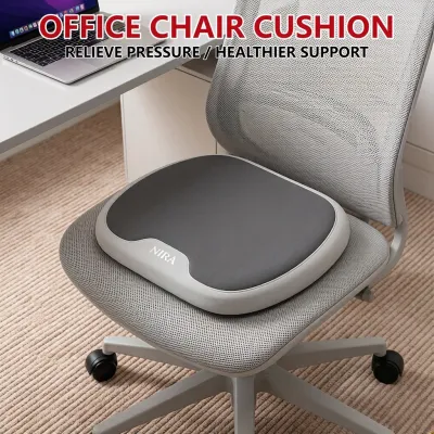 Memory Foam Seat Cushion Office Chair Cushions Ergonomic Hip Comfort Seat Pad for Long Sitting