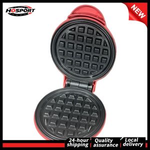 【Free Shipping】 Mini Waffle Maker Nonstick Nonstick Surface Compact Quick Heat-Up Kitchen Appliance for Breakfast
