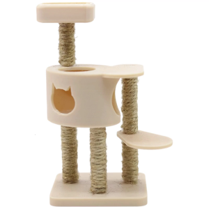 Cats Scratching Post Toy Model Realistic Climbing Toy Realistic Dollhouses Pretend Girls Gift Realistic Scratch Post Toy
