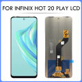 LCD With Frame For Infinix Hot 20 Play X6825 X6826 Lcd Display Touch Screen Digitizer Replacement. 
