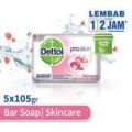 DETTOL SABUN BATANG 100gr/65gr x 5pc. 