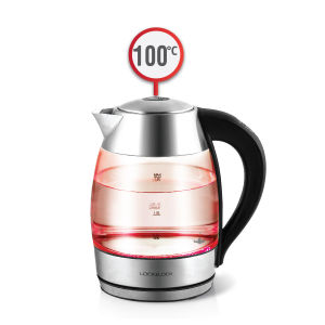 Ấm đun siêu tốc Lock&Lock EJK341 1.8 lít - Hàng chính hãng thủy tinh chịu nhiệt cao cấp đèn thay đổi theo nhiệt độ - JoyMall