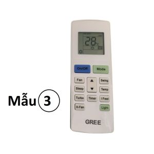Điều khiển điều hoà Gree 2 chiều Remote máy lạnh gree 2 ngựa moss gre dòng 9000-28000BTU - Hàng mới Tặng kèm Pin